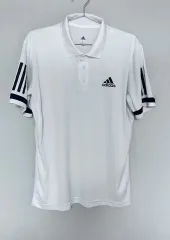 アディダス 白 ポロTシャツ L