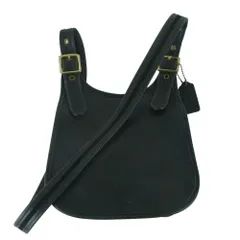 COACH コーチ C5C-9949 USA製 オールドコーチ レザー ミニ ショルダー バッグ ブラック系【中古】
