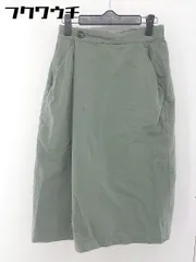 ◇ ◎ Sunny clouds サニークラウズ 膝下丈 タイト スカート サイズ MP カーキ レディース  【1106150016201】