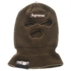 SUPREME (シュプリーム) 22AW ×NEW ERA Box Logo Balaclava ニューエラ ボックスロゴ バラクラバ ニット帽 ブラウン