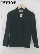 ◇ NATURAL BEAUTY BASIC 2B 長袖 テーラード ジャケット サイズ M ブラック レディース  【1106150011985】