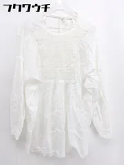 ◇ KBF アーバンリサーチ バックリボン 長袖 チュニック カットソー サイズONE オフホワイト レディース  【1106150017840】