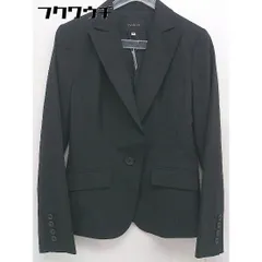 ◇ BOSCH ボッシュ シングル 1B ストライプ 長袖 テーラードジャケット サイズ36 ブラック レディース 【1106160006001】