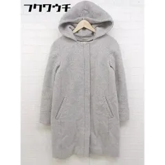 ■ Khaju カージュ SHIPS シップス ジップアップ フード コート サイズ36 グレー レディース 【中古】 【1106160011845】