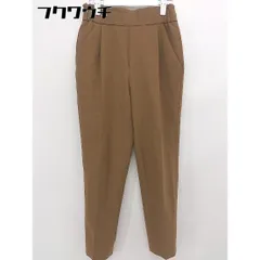◇ Yangany ヤンガニー ウエストゴム　ストレッチ パンツ サイズ36 ブラウン レディース  【1106160011715】