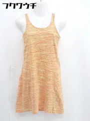 ◇ Columbia コロンビア 総柄 ミニ タンクトップ カットソー ワンピース サイズM オレンジ系 レディース 【中古】 【1106170006305】