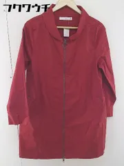 ◇ Bou Jeloud ブージュルード ジップアップ ジャケット ブルゾン サイズ38 レッド レディース 【1106170000396】