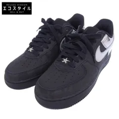NIKE ナイキ 新品同様 Air Force 1 Low シューズ メンズ Black and Metallic Silver ブラック 27cm HF2885-001 9(US)