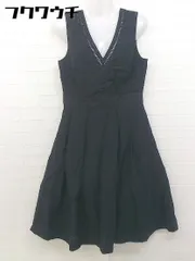 ◇ UNITED COLORS OF BENETTON ノースリーブ ミニ ワンピース ブラック レディース  【中古】 【1106210006258】