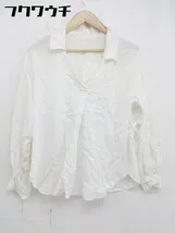 ◇ SLOBE IENA スローブ イエナ リネン混 長袖 カットソー ホワイト レディース 【1106210005497】