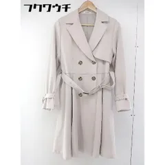 ■ ◎ INGNI イング ウエストベルト付き トレンチ コート サイズM ベージュ系 レディース  【中古】 【1106230004432】