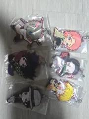 鬼滅の刃 キャラクター ラバー ストラップ キーホルダー セット