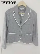 ◇ KUMIKYOKU PURUTE キッズ 長袖 ジャケット ブレザー サイズTL グレー レディース  【1106240013431】