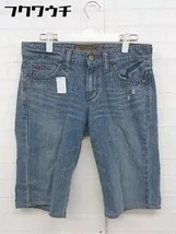 ◇ C-SEVENTEEN ジーンズ デニム ハーフ ショート パンツ サイズM インディゴ レディース  【1106240012090】