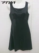 ◇ ​INFINE アンフィニ ノースリーブ ミニ ワンピース サイズ11 ブラック レディース  【1106250000353】