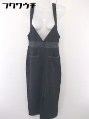 ◇ Andemiu アンデミュウ サイドジップ　ノースリーブ ロング ワンピース サイズF ブラック レディース  【中古】 【1106250010543】