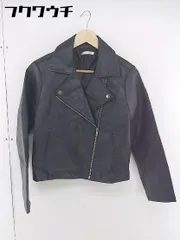 ◇ BROWNY STANDARD ブラウニースタンダード WEGO フェイクレザー 長袖 ライダース ジャケット サイズF ブラック レディース  【中古】 【1106280007902】