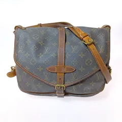 ◎◎LOUIS VUITTON ルイヴィトン モノグラム ソミュール30 ショルダーバッグ M42256 ブラウン