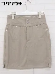 ◇ ●未使用● ◎ LIP SERVICE リップ サービス タグ付き ミニ タイト ナロー スカート サイズM ベージュ系 レディース  【中古】 【1106300009039】