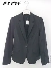 ◇ COMME CA DU MODE コムサデモード 1B シングル 長袖 テーラード ジャケット サイズ7 ブラック レディース  【中古】 【1106300008841】
