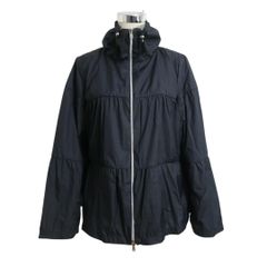 ☆超美品☆エムプルミエブラックポリエステルシルクタフタギャザー