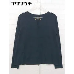 ◇ green label relaxing グリーンレーベル UNITED ARROWS 長袖 ニット セーター ネイビー レディース  【中古】 【1107050009850】