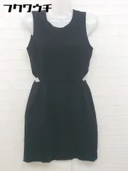 ◇ Lily Brown リリーブラウン バックジップ　ノースリーブ 膝丈 ワンピース サイズF ブラック レディース  【中古】 【1107070000165】のサムネイル