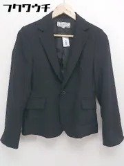 ◇ ROPE PICNIC ロペピクニック シングル 1B 長袖 テーラードジャケット サイズ38 ブラック レディース  【1107080001633】