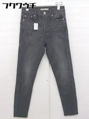 ◇ Levi's リーバイス カットオフ ボタンフライ ジーンズ デニム パンツ サイズ26 ブラック系 レディース  【1107080000445】