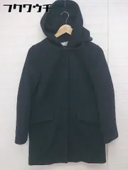 ■ ◎ ADAM ET ROPE アダムエロペ フード付き 長袖 コート サイズ38 ネイビー系 レディース  【中古】 【1107070008499】