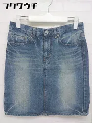 ◇ D.M.G. ドミンゴ デニム ミニ 台形 スカート サイズ S インディゴ レディース  【中古】 【1107080005785】