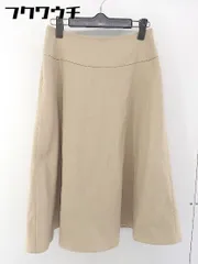 ◇ SLOBE IENA スローブ イエナ 膝下丈 フレア スカート サイズ36 ベージュ レディース  【中古】 【1107090002248】