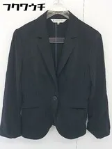 ◇ KUMIKYOKU 組曲 1B シングル 長袖 テーラード ジャケット サイズS3 ブラック レディース  【1107090009520】