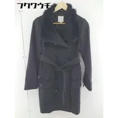 ■ ◎ C.C.CROSS CCクロス ラビットファー ウエストベルト付 長袖 コート サイズ38 グレー系 レディース  【中古】 【1107090008134】のサムネイル