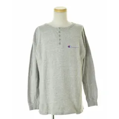 【CHAMPION】80s トリコタグ 後期 ヘンリーネック 8812長袖Tシャツ