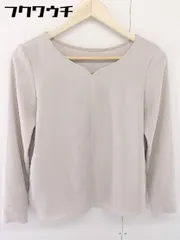 ◇ N. NATURAL BEAUTY BASIC プルオーバー 長袖 ブラウス カットソー サイズM ベージュ レディース  【中古】 【1107150001822】