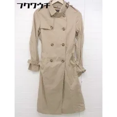 ◇ ◎ nano universe ナノ ユニバース 長袖 トレンチ コート サイズ36 ベージュ レディース  【1107160008118】