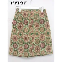 ◇ ◎ ●未使用● cepo セポ タグ付き 総柄 ミニ タイト スカート サイズ M ベージュ マルチ レディース  【中古】 【1107190002766】のサムネイル