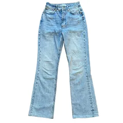 ZARA ハイウエスト ブーツカットデニム ライトブルー サイズ36 レディースL ザラ