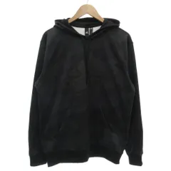 アディダス adidas MMHCAMOCLWMSWパーカー スウェット プルオーバー O ロゴ ドット柄 裏起毛 黒 ブラック ED1986 /GV