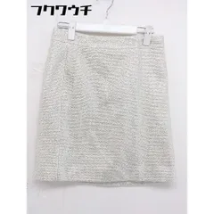 ◇ BANANA REPUBLIC バナナリパブリック サイドジップ ミニ 台形 スカート サイズ2 シルバー レディース  【中古】 【1107280003178】