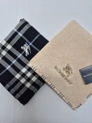 【新品】BURBERRY メンズハンカチ & タオルハンカチ セット