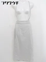 ◇ ◎ SENSE OF PLACE by URBAN RESEARCH サスペンダー付き ロング タイト ナロー スカート サイズS グレー系 レディース  【中古】 【1108050005880】
