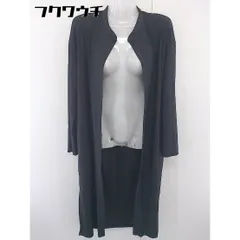 ◇ SEA DRESS シードレス スリット ロング ガウン カーディガン サイズM ブラック レディース  【中古】 【1108110008004】