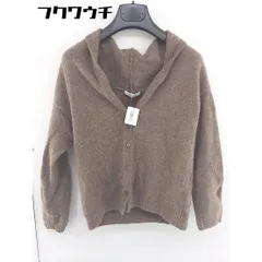 ◇ niko and … ニコアンド ウール ニット カーディガン ブラウン レディース  【中古】 【1108110007885】