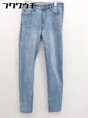 ◇ antiqua アンティカ ストレッチ生地 デニム スキニー パンツ サイズS ライトブルー レディース  【中古】 【1108180008102】