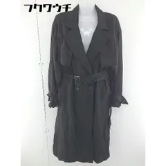 ◇ ◎ PAGEBOY ページボーイ ALICIA STANDARD PROGRESS 長袖 トレンチ コート サイズM ブラック レディース  【中古】 【1108190007225】