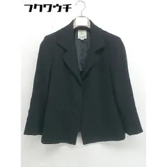 ◇ KUMIKYOKU 組曲 長袖 テーラードジャケット サイズ7 ブラック レディース  【中古】 【1108230010437】