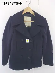 ■ DENIM＆SUPPLY RALPH LAUREN ダブルボタン 長袖 コート サイズM 165/92A ネイビー レディース  【1108230009431】