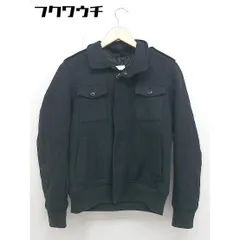 ■ green label relaxing グリーンレーベル UNITED ARROWS ジップアップ 長袖 中綿ジャケット サイズS ブラック メンズ  【中古】 【1108230011304】